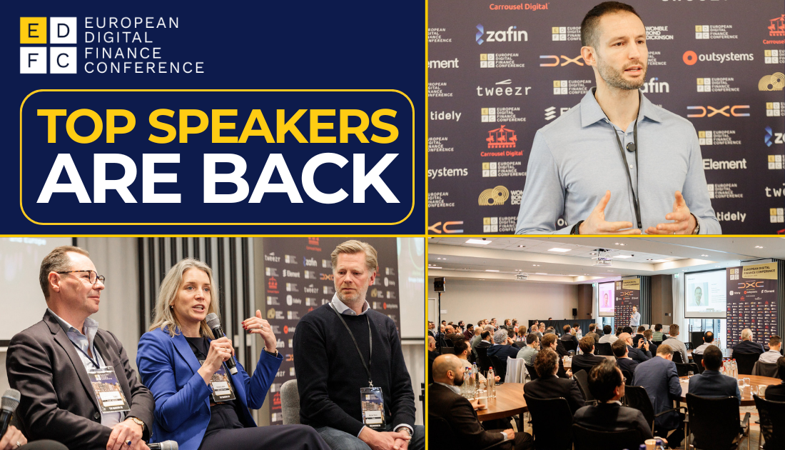 Top banking and FinTech speakers returning to the European Digital Finance Conference in Amsterdam